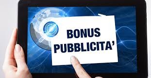 Bonus pubblicità: entro il 31/01 invio della dichiarazione sostitutiva