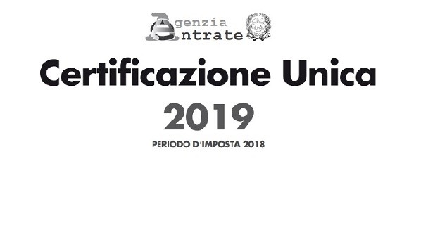 Mod CU 2019 - Le novità