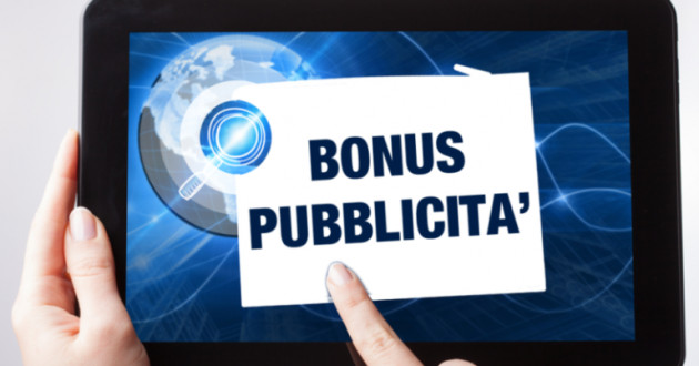 Bonus pubblicità 2019 Rinvio prenotazione