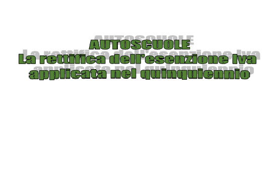 Autoscuole - Lezioni di guida imponibili Iva con effetto retroattivo