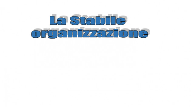 La Stabile organizzazione