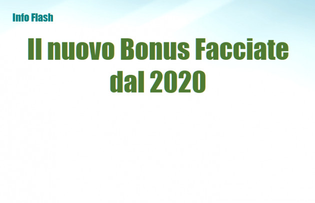 Il nuovo Bonus Facciate dal 2020