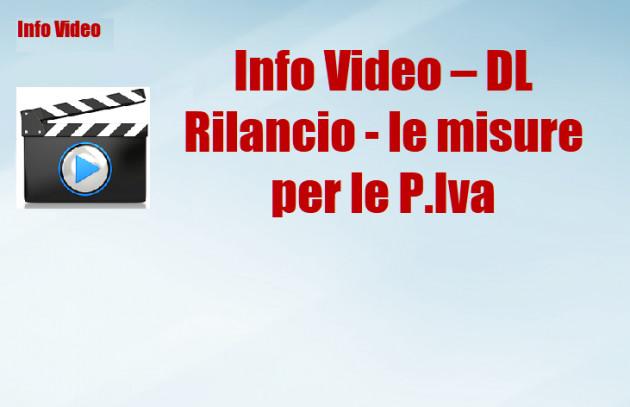 Rf-V - DL Rilancio - 1) Le misure per le imprese 