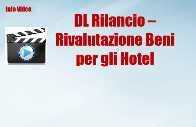 Rf-V - DL Rilancio - La rivalutazione gratuita per gli hotel
