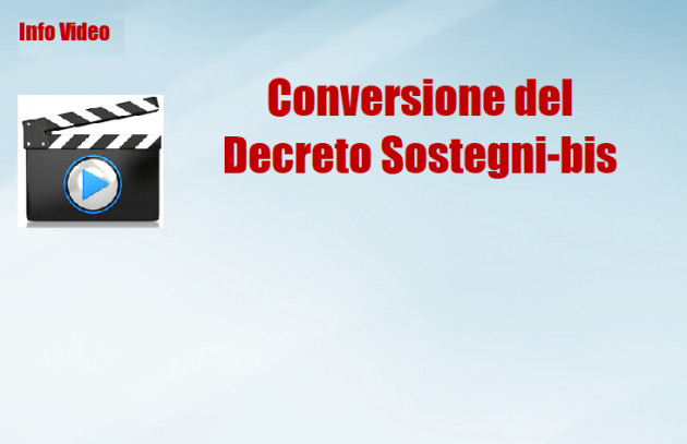 Conversione del Decreto Sostegni-bis