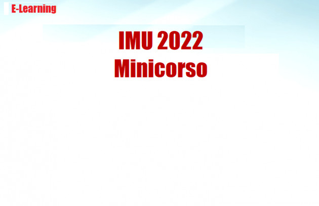 IMU 2022 - Minicorso