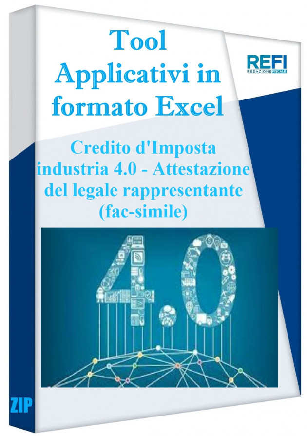 Credito d'imposta Industria 4.0 - Attestazione del legale rappresentante (fac-simile)