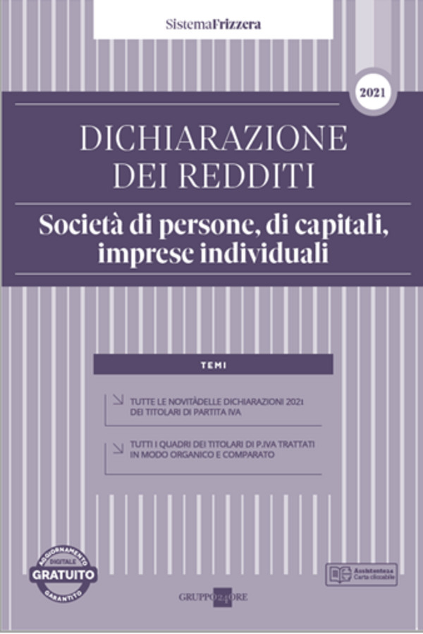 Libro intero: Mod. REDDITI 2021 dei Titolari di Partita Iva