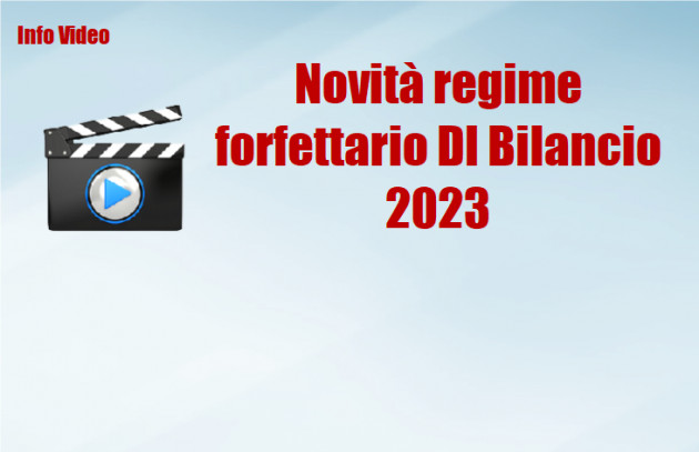 Novità regime forfettario Dl Bilancio 2023