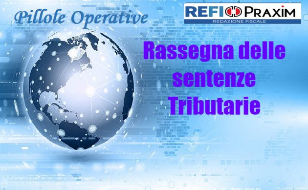 Rassegna delle sentenze tributarie