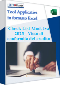 Mod. Iva 2023 - Visto di conformità - Check list