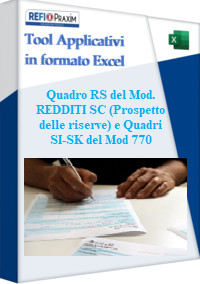 Quadro RS del Mod. REDDITI SC (Prospetto delle riserve) e Quadri SI-SK del Mod 770 