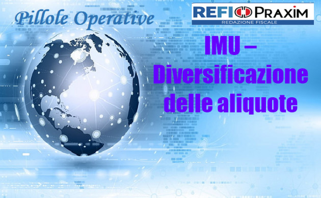 IMU – Diversificazione delle aliquote