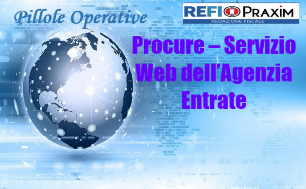 Procure – Servizio Web dell’Agenzia Entrate