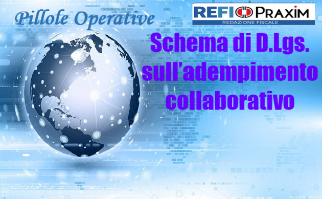 Schema di D.Lgs. sull’adempimento collaborativo