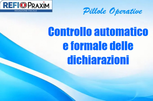 Controllo automatico e formale delle dichiarazioni