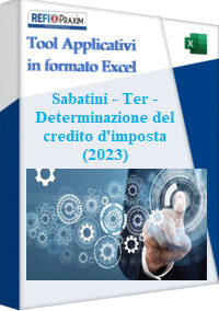 Sabatini - Ter - Determinazione del credito d'imposta (2023)