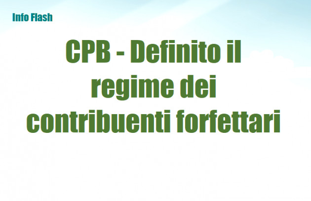 Concordato preventivo biennale - Definito il regime dei contribuenti forfettari