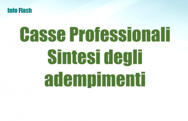 Casse Professionali – Aspetti comuni e sintesi degli adempimenti