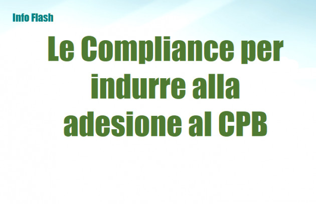 Le lettere di Compliance per indurre all’adesione al CPB