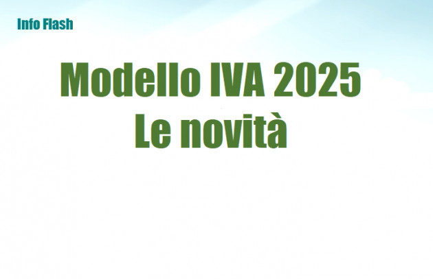 Il modello IVA 2025 - Le novità