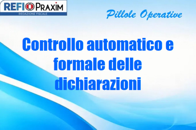 Controllo automatico e formale delle dichiarazioni
