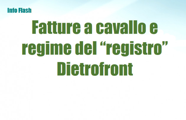 Fatture a cavallo di Semplificati con opzione per il registrato – Dietrofront dell’Agenzia