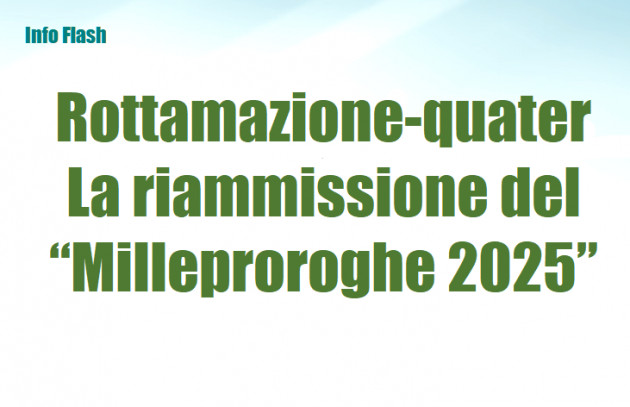 Rottamazione-quater – La riammissione del “Milleproroghe 2025”