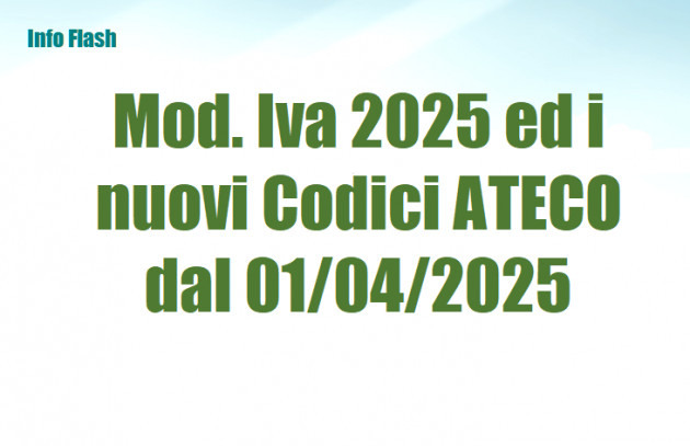 I nuovi codici ATECO 2025 – I chiarimenti dell’Agenzia