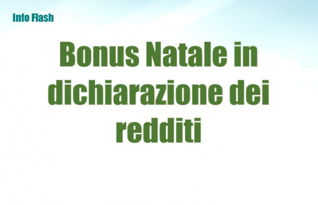 Bonus Natale 100 euro nel mod 730 e nel mod Redditi PF 2025