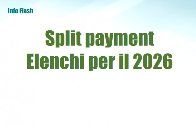 Split payment – Aggiornati gli elenchi per il 2026