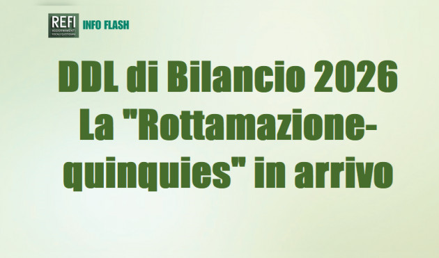 DDL di Bilancio 2026 - La "Rottamazione-quinquies" in arrivo