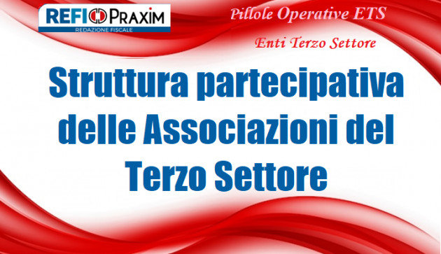 Struttura partecipativa delle Associazioni del Terzo Settore