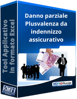 Danno parziale - Plusvalenza da indennizzo assicurativo