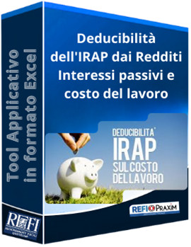 Deducibilità dell'IRAP dai Redditi - Interessi passivi e costo del lavoro