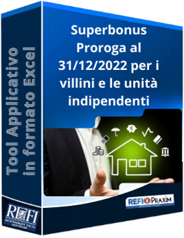 Superbonus - Proroga al 31 dicembre 2022 per i villini e le unità indipendenti