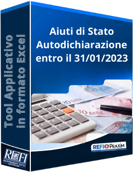 Aiuti di Stato - Autodichiarazione entro il 31 gennaio 2023