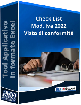 Check List Mod. Iva 2022 - Visto di conformità