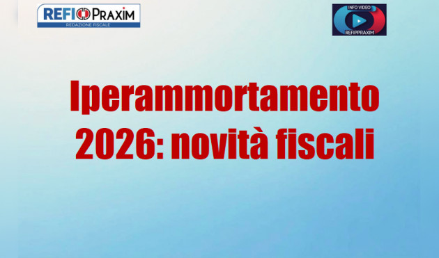 Iperammortamento 2026: novità fiscali