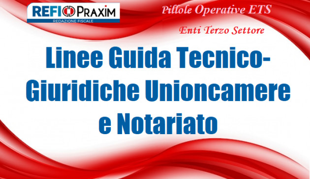 Linee Guida Tecnico-Giuridiche Unioncamere e Notariato