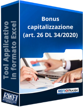 Bonus capitalizzazione (art. 26 DL 34/2020)