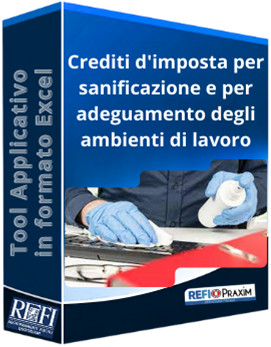 Crediti d'imposta per sanificazione e per adeguamento degli ambienti di lavoro