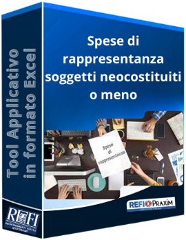 Spese di rappresentanza - soggetti neocostituiti o meno