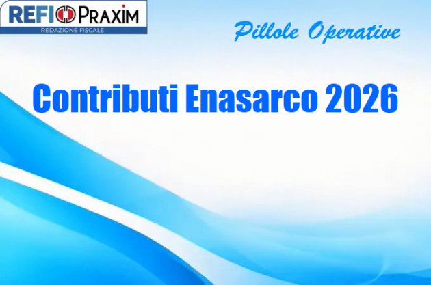 Contributi Enasarco 2026