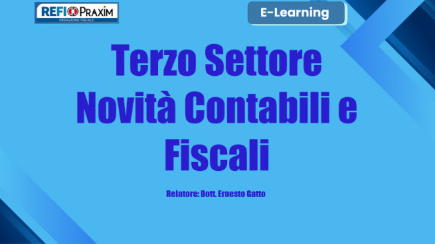 Differita - Terzo Settore - Novità Contabili e Fiscali