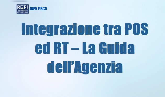 Integrazione tra POS ed RT – La Guida dell’Agenzia