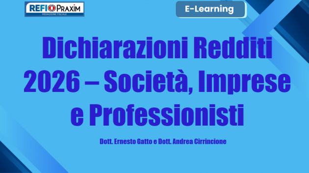 Differita - Dichiarazioni dei Redditi 2026 - Società di capitali e soggetti Irpef per le Imprese ed i Professionisti