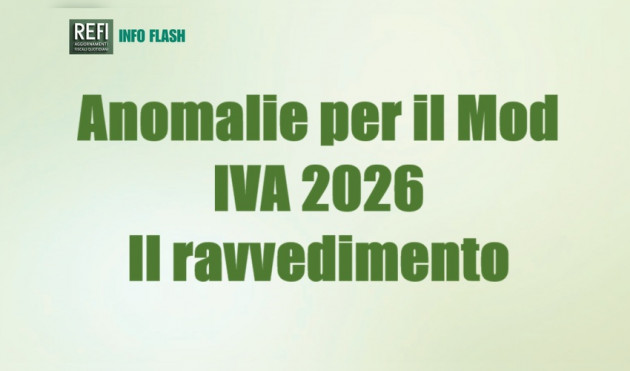 Compliance per mod IVA 2026 omesso o infedele - Il ravvedimento
