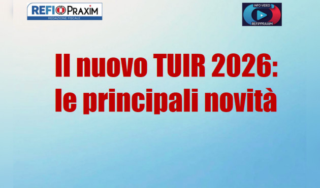 Il nuovo TUIR 2026: cosa cambia per professionisti e consulenti