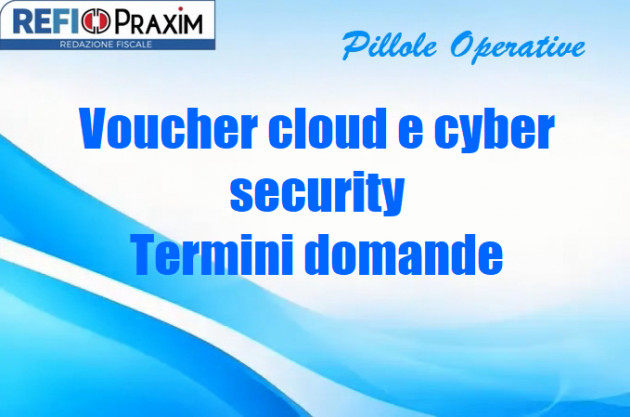 Voucher cloud e cyber security – Termini domande